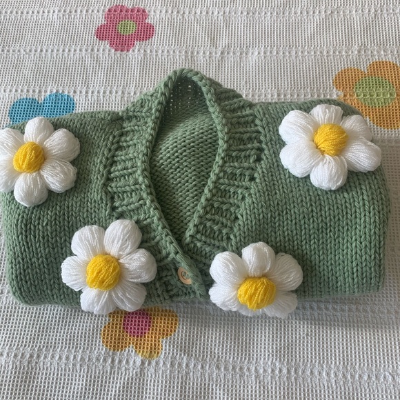 Handmade Girl Cardigan - Picture 6 of 6